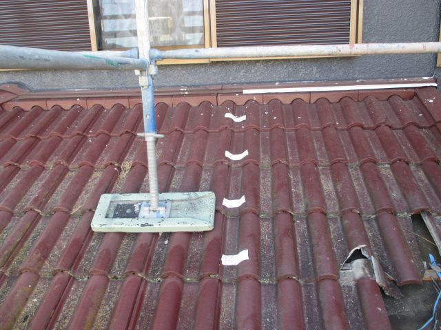 三木市の老朽化したセメント瓦の下屋根